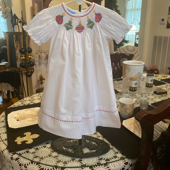 Anavini Smocked Infant Girls Dress size 18 months - Picture 16 of 16